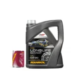 زيت المحرك Mannol Longlife 504/507 5W-30 مع منظف المحرك قبل تغيير الزيت